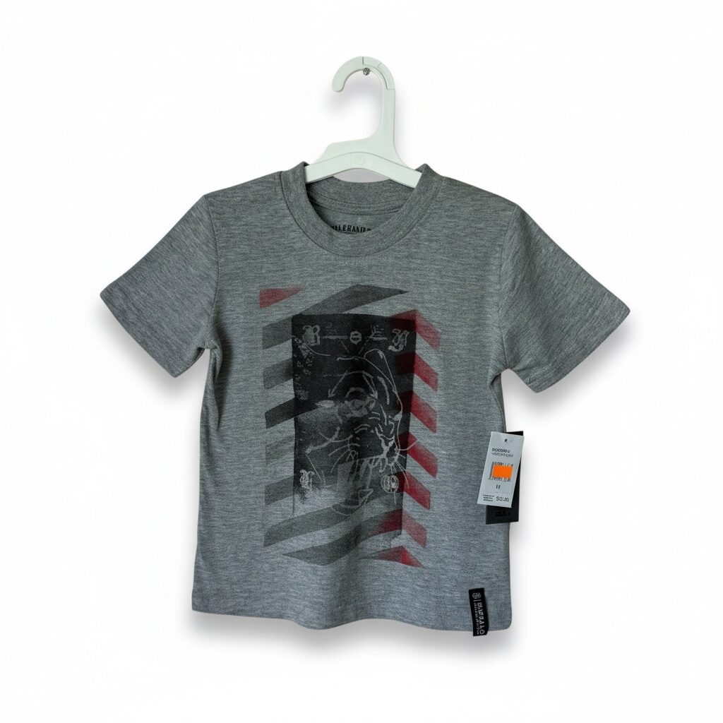 Playera manga corta gris - Talla 5 - Buffalo David Bitton