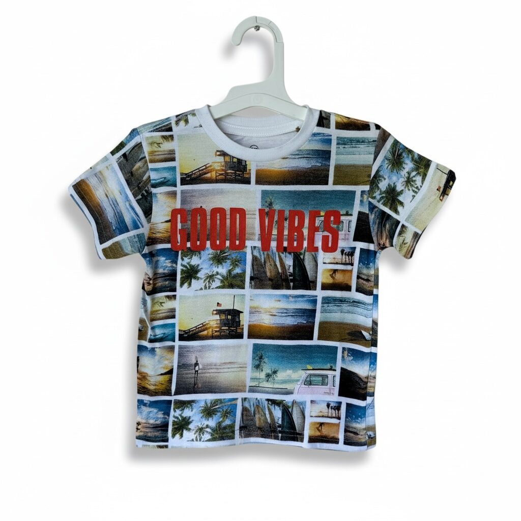 Playera manga corta - Talla 3T- Copper Denim