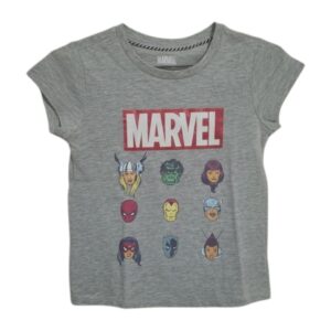 Blusa casual de manga corta y estampado de superhéroes - Marca
Marvel