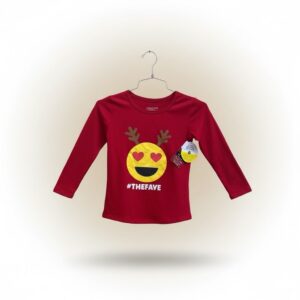 Blusa de pijama emoji - Talla 6 - North Pole