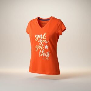 Blusa de color naranja Girl you got his - Talla 12- Tommy hilfinger