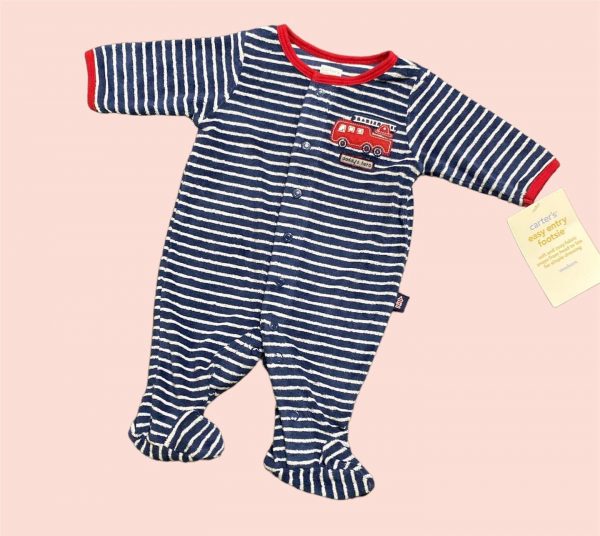 Pijama de bomberos - Talla recién nacido - Carters