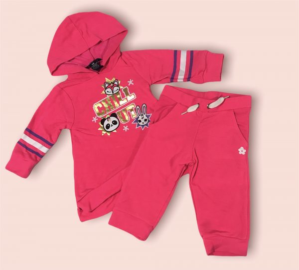 Trajecito de pants y sudadero de panda - Talla 12 meses - Limited Too