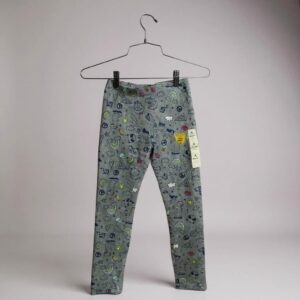 Legging  gris con diseños - Talla 7/8 - Cat & Jack