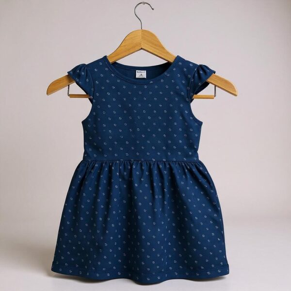 Vestido color azul de florecitas- Talla 4 - Carter's