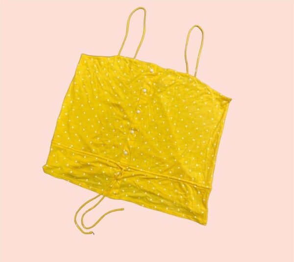 Blusa de tirantes color amarillo - Talla L - Universal Tread - Image 2