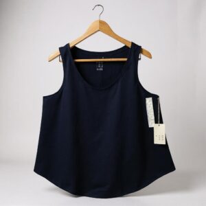 Blusa sin mangas color negro - Talla S - A new day
