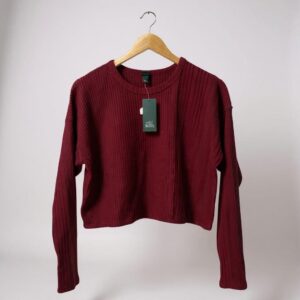 Crop top manga larga Corinto  - Talla S - Wild Fable