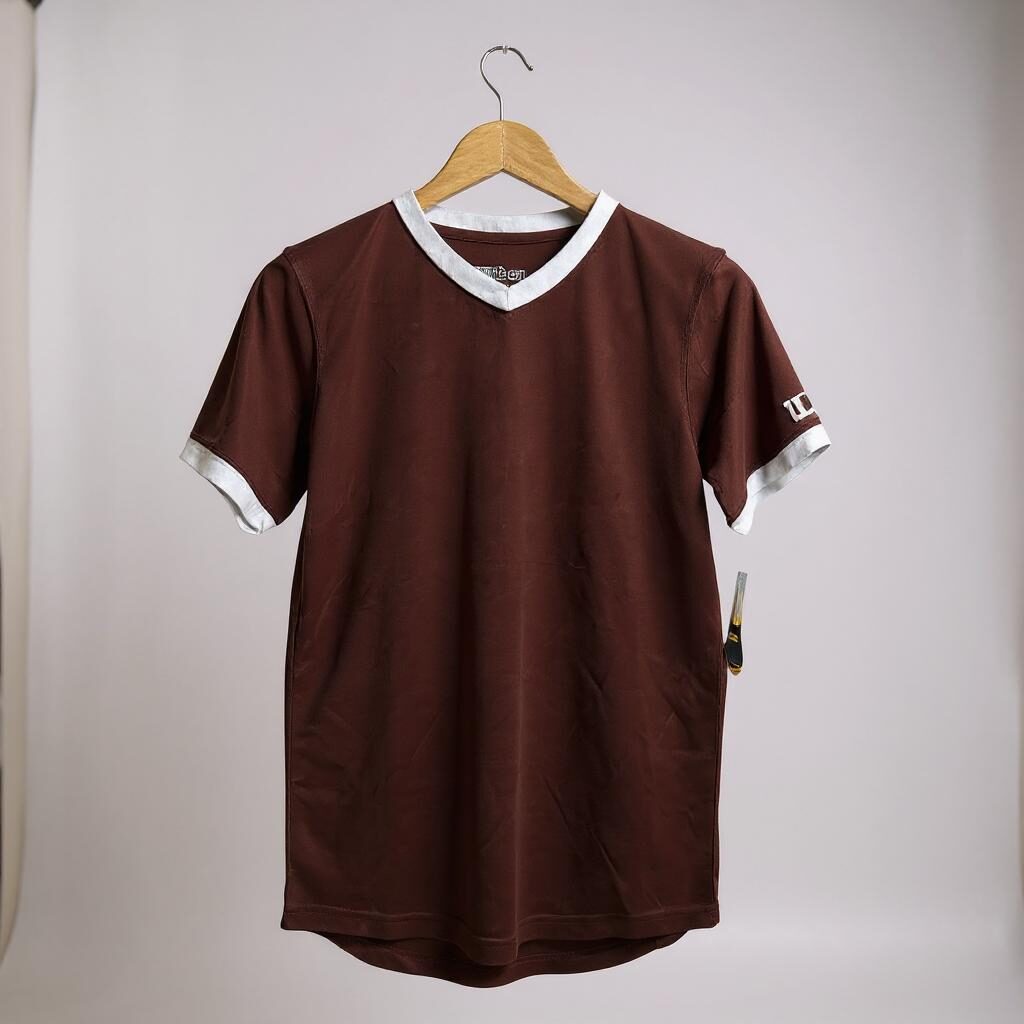Playera de baseball color corinto - Talla 12/14 - YL Wilson