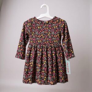 Vestido de manga larga diseño floral incluye calzóncito - Talla 18 meses - Cat & Jack