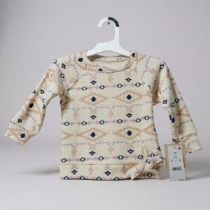 Sudadero con moñita beige - Talla 18 M – Grayson mini