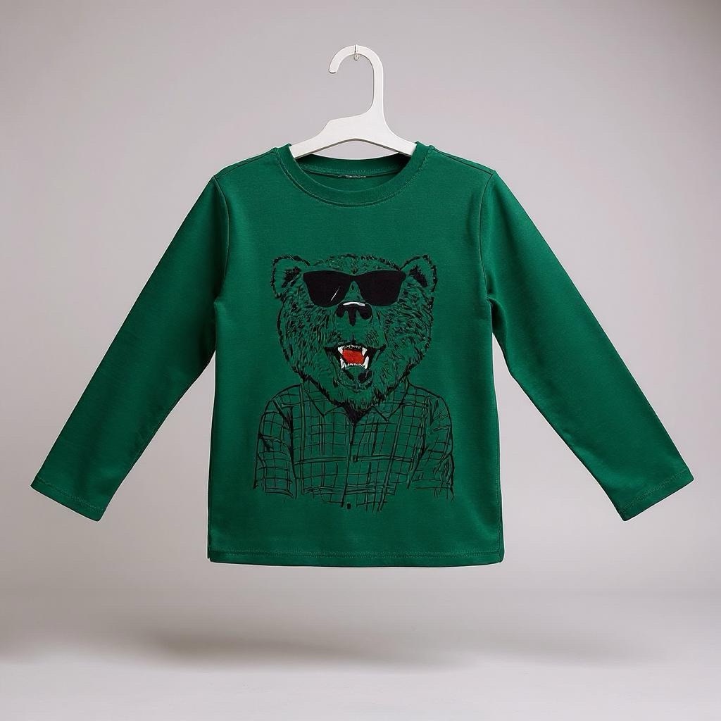 Camisa manga larga Verde - Talla 6/7 - Cat & Jack