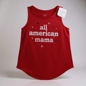Blusa deportiva sin mangas color rojo - Talla S- Isabel Maternity