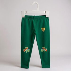 Leggings verde con detalles de trébol – Talla 4/5 - Cat & Jack